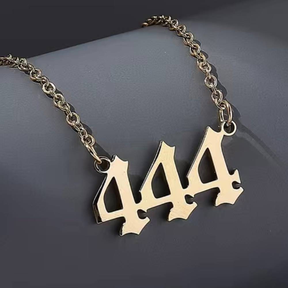 444 Angel Number Necklace